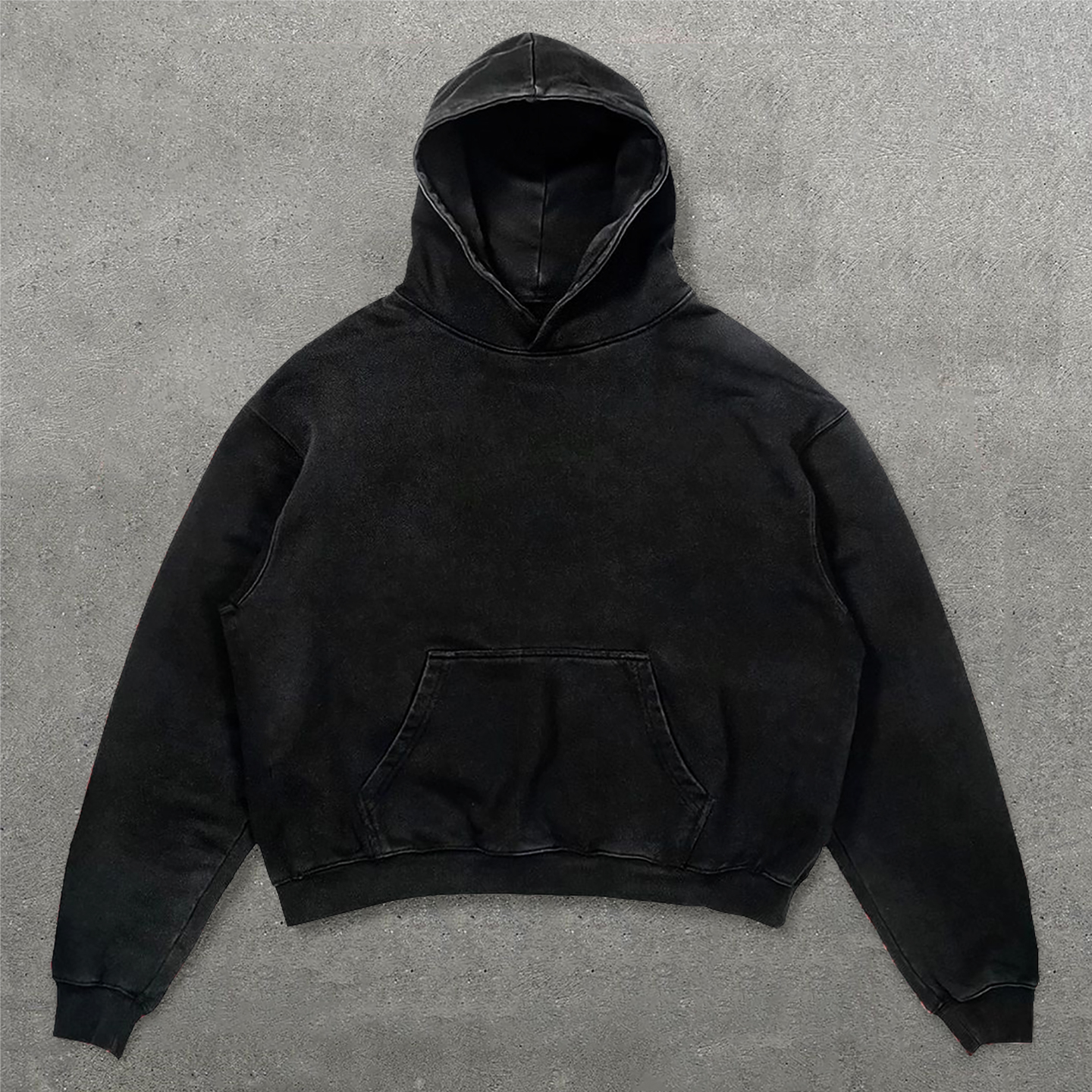 Skull Flame Print Long Sleeve Hoodies