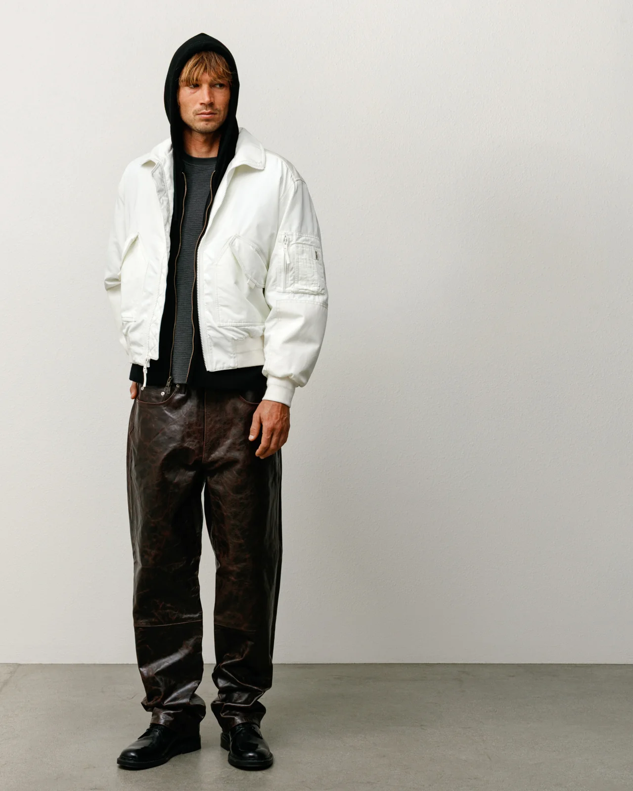 NEW CLASSIC PANT LEATHER