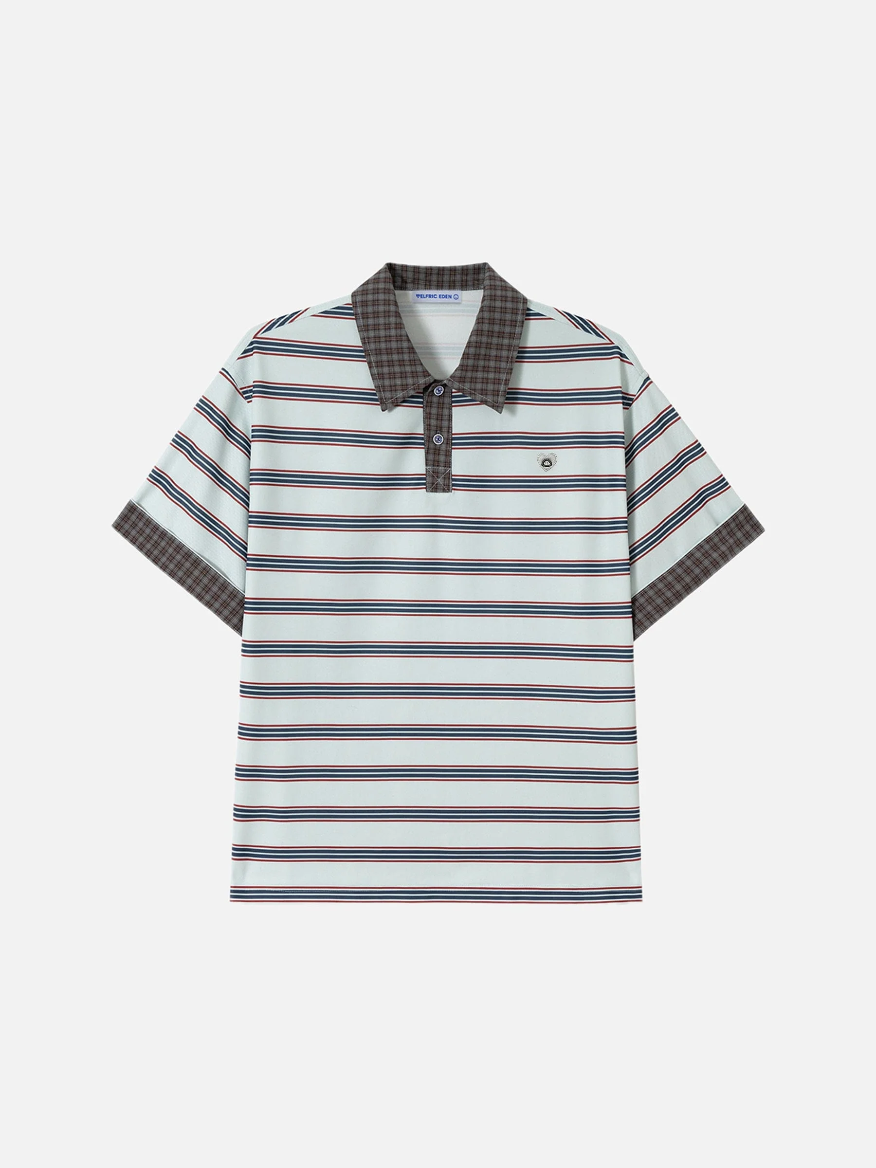 Aelfric Eden Stripe Contrast Collar Tee