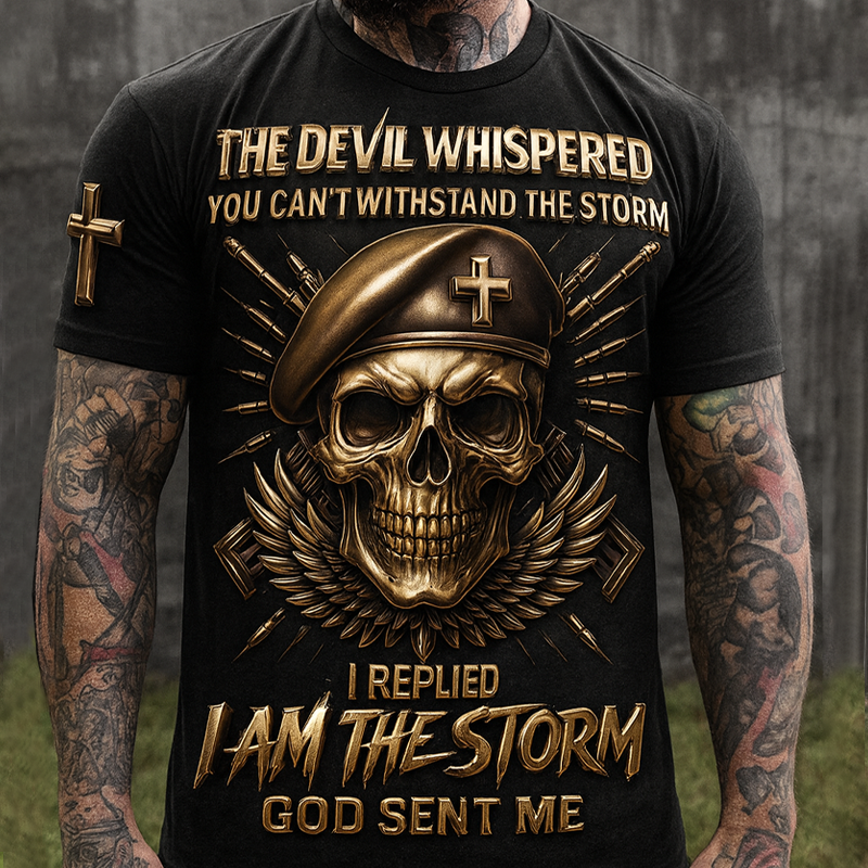 The devil whispered Casual T-shirt