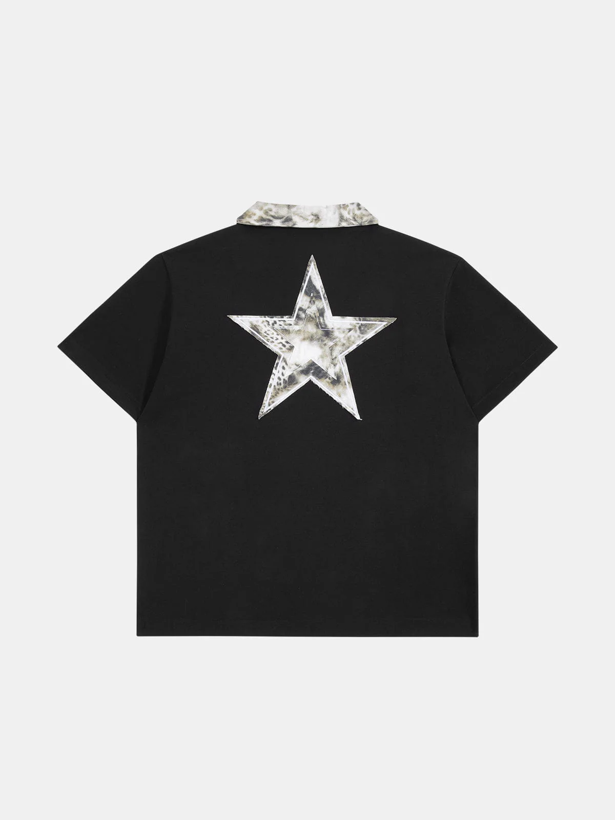 Aelfric Eden Leopard Star Polo Tee