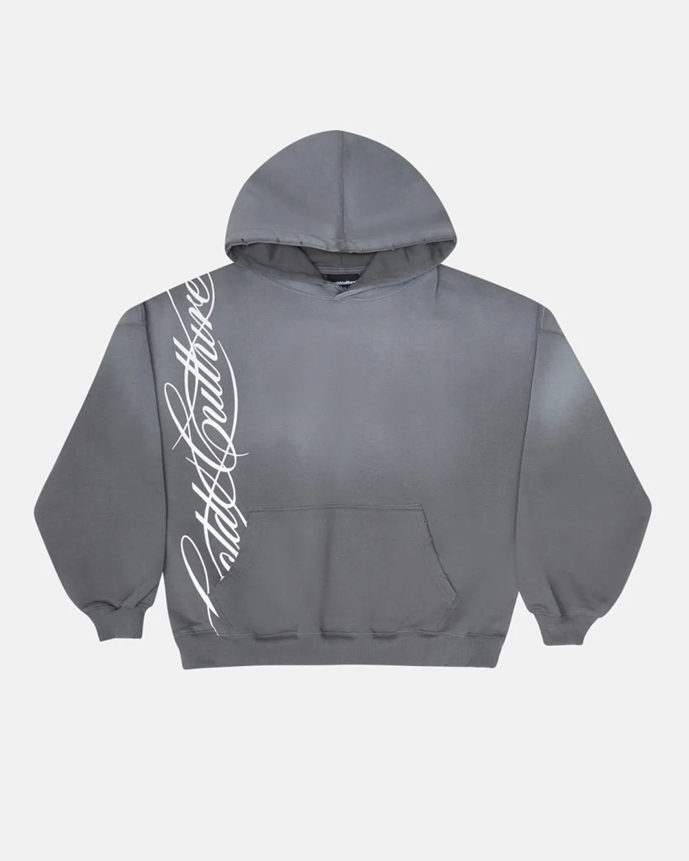 SCRIPT HOODIE ANTRACITE GREY