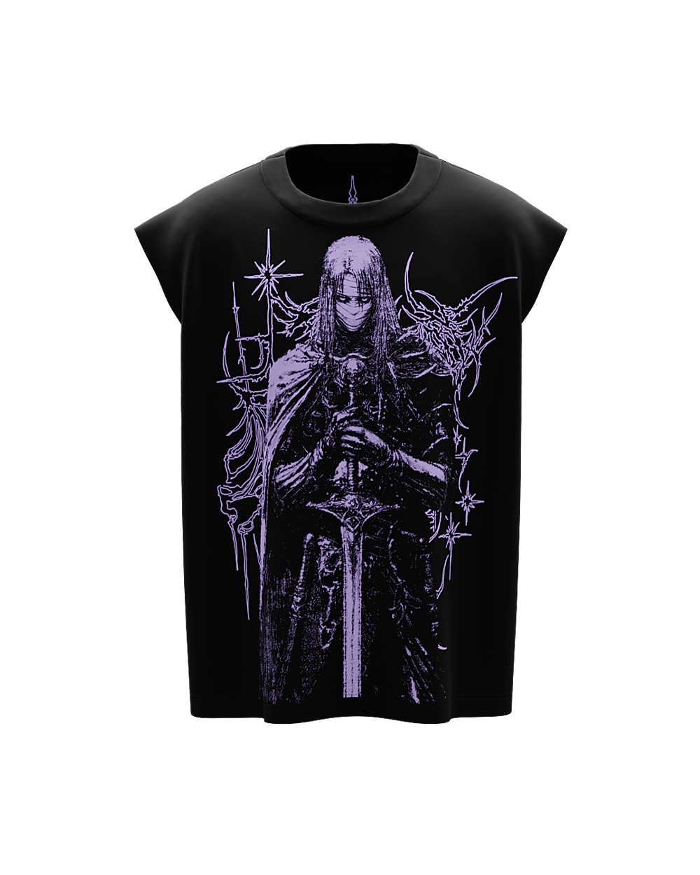 Dissect Black Boxy Unisex Vest