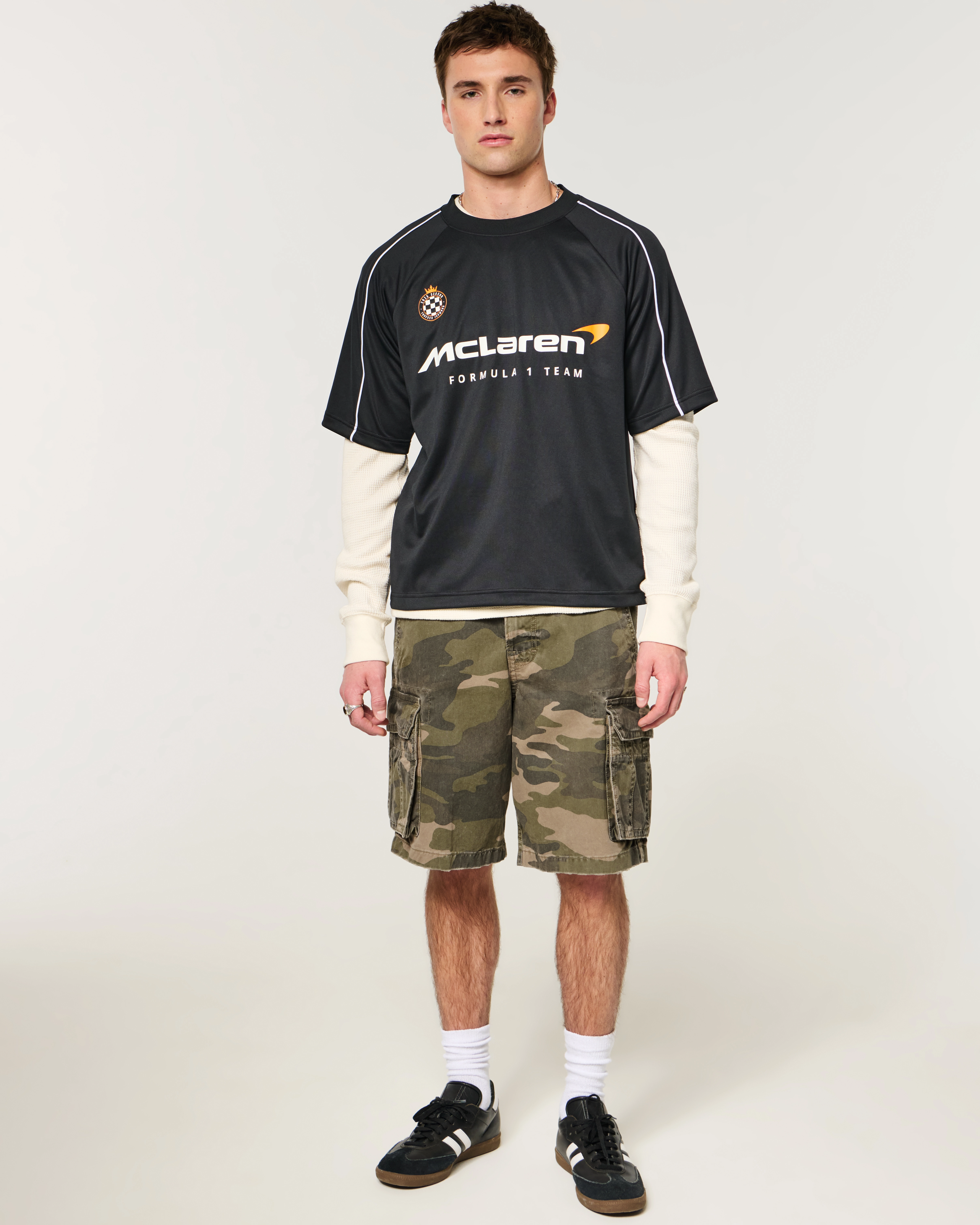 Camo Baggy Cargo Shorts