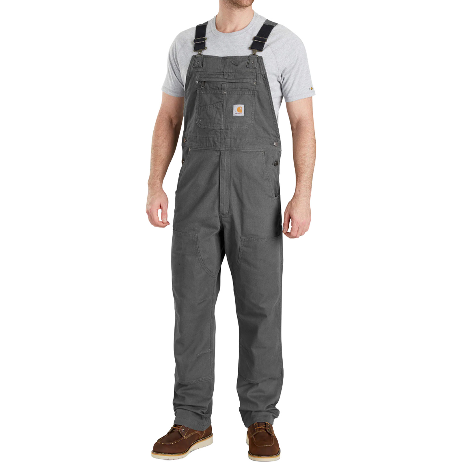 Relaxed Fit Canvas Bib Dungarees