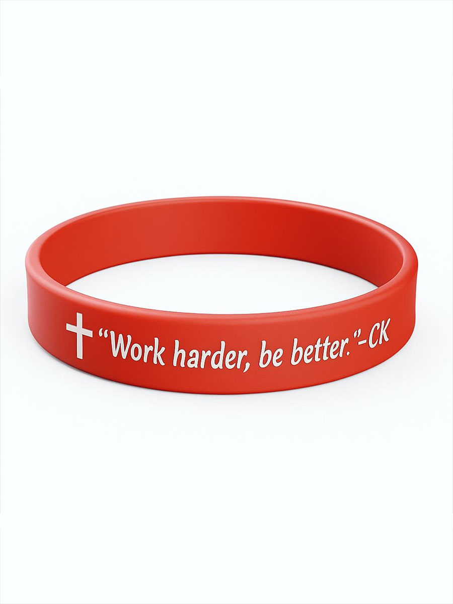 Work Harder Be Better Memorial  Bracelet