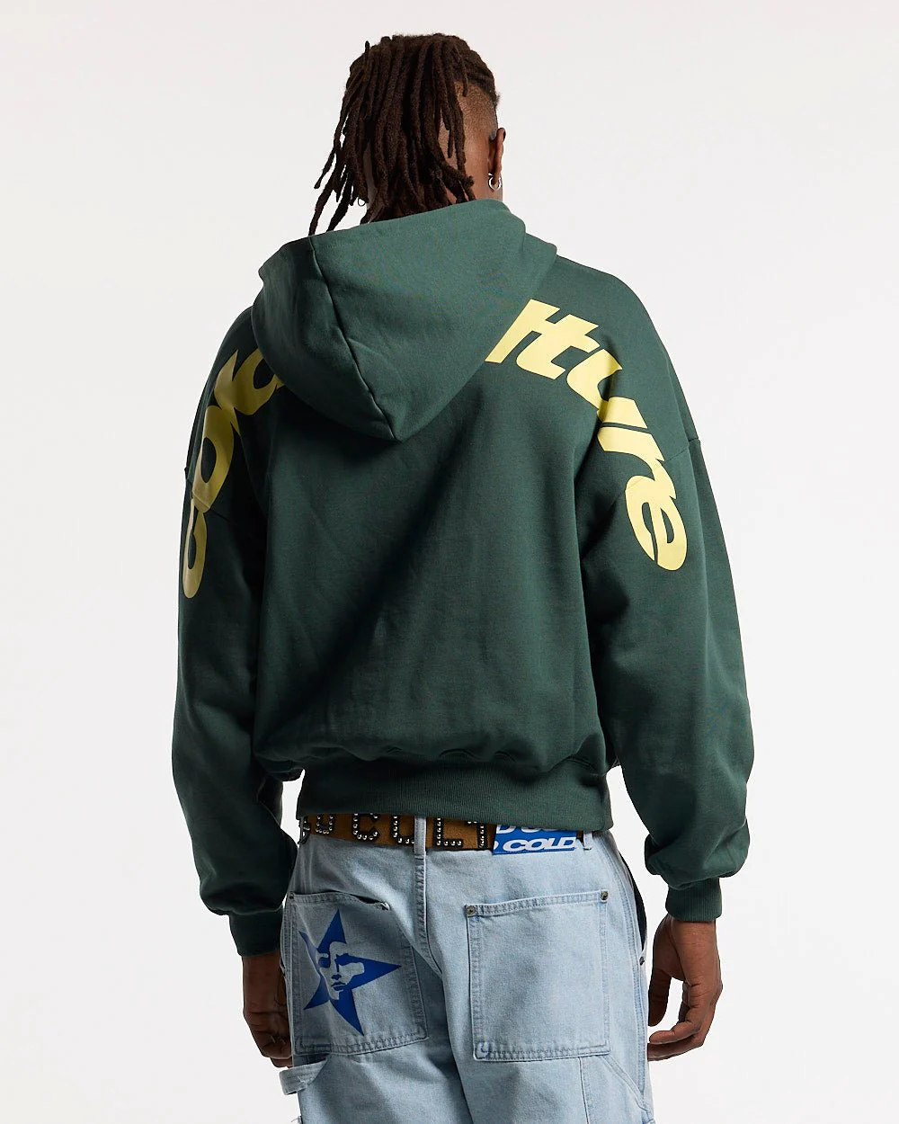 CURVED HOODIE JUNGLE GREEN