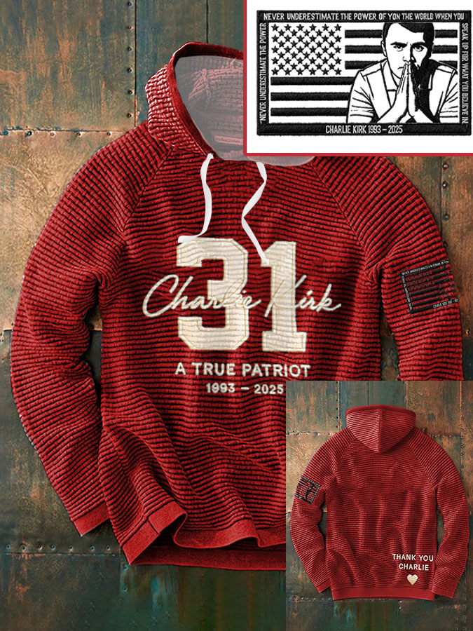 Men's Freedom True Patriot Memorial Printed Hoodie