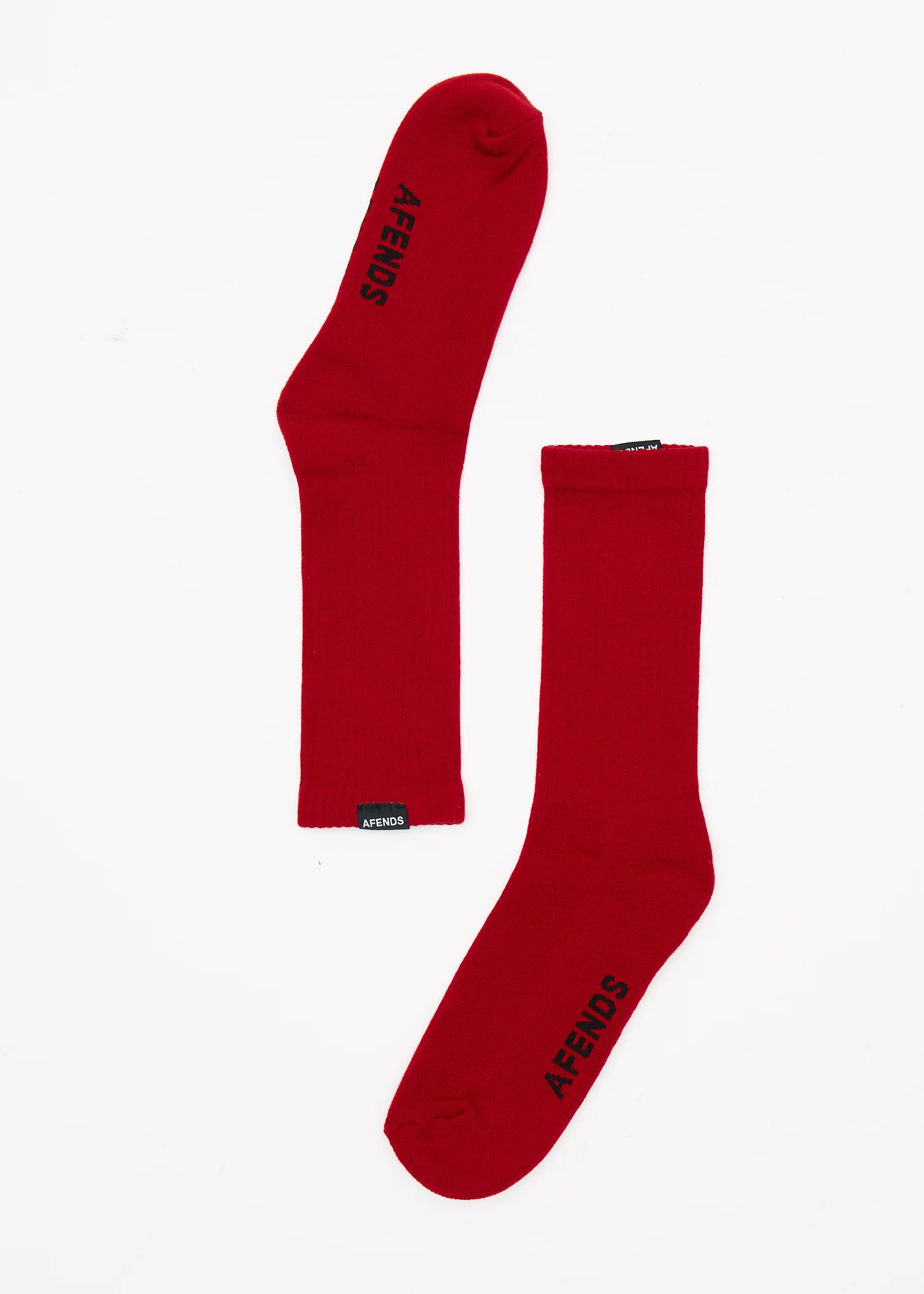 AFENDS Mens Everyday - Socks One Pack - Ketchup