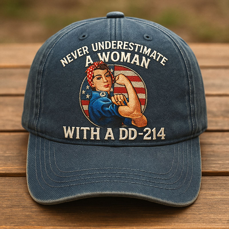 Women's Veterans Art Print Hat