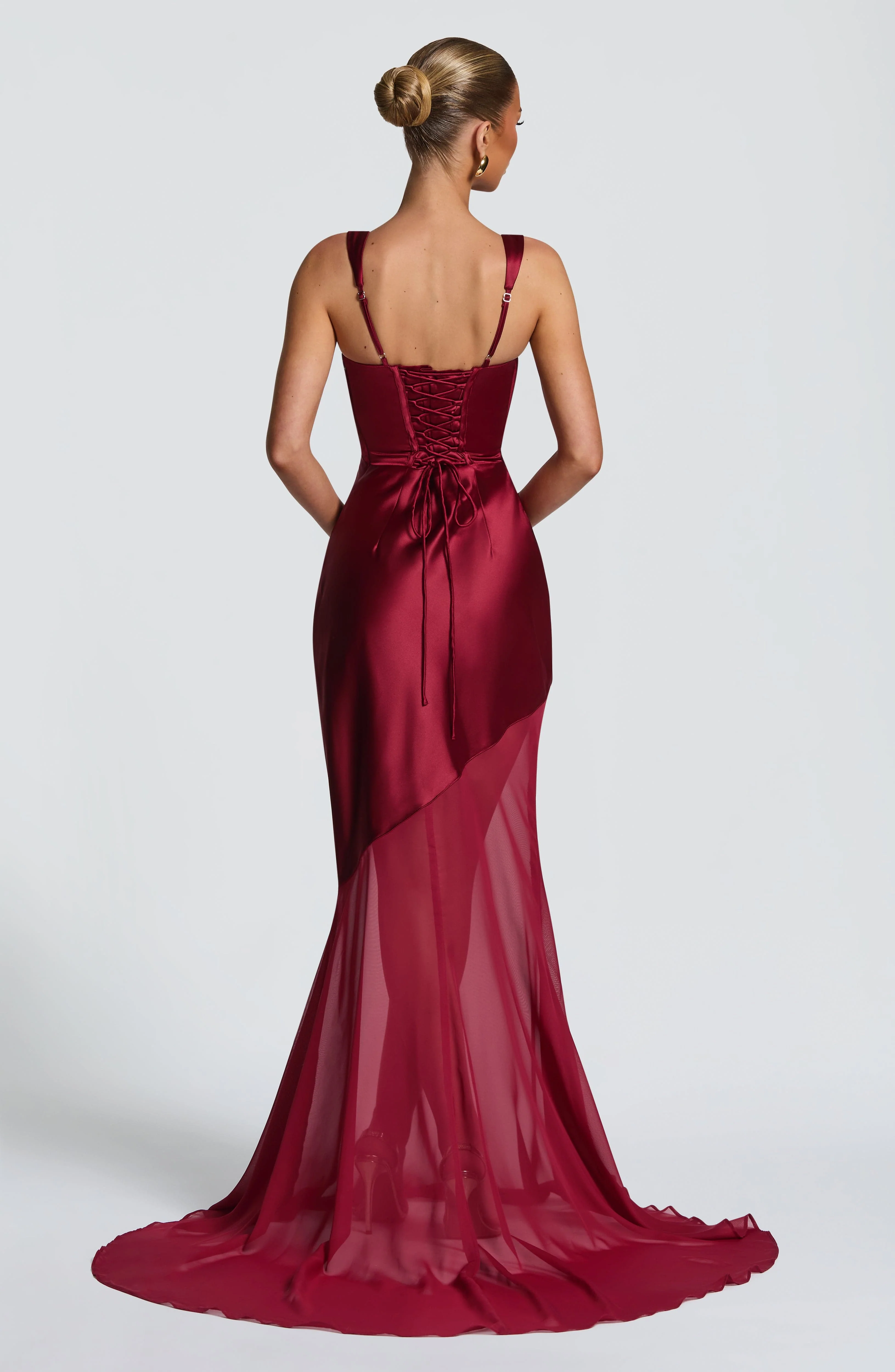 Eliza Gown - Burgundy