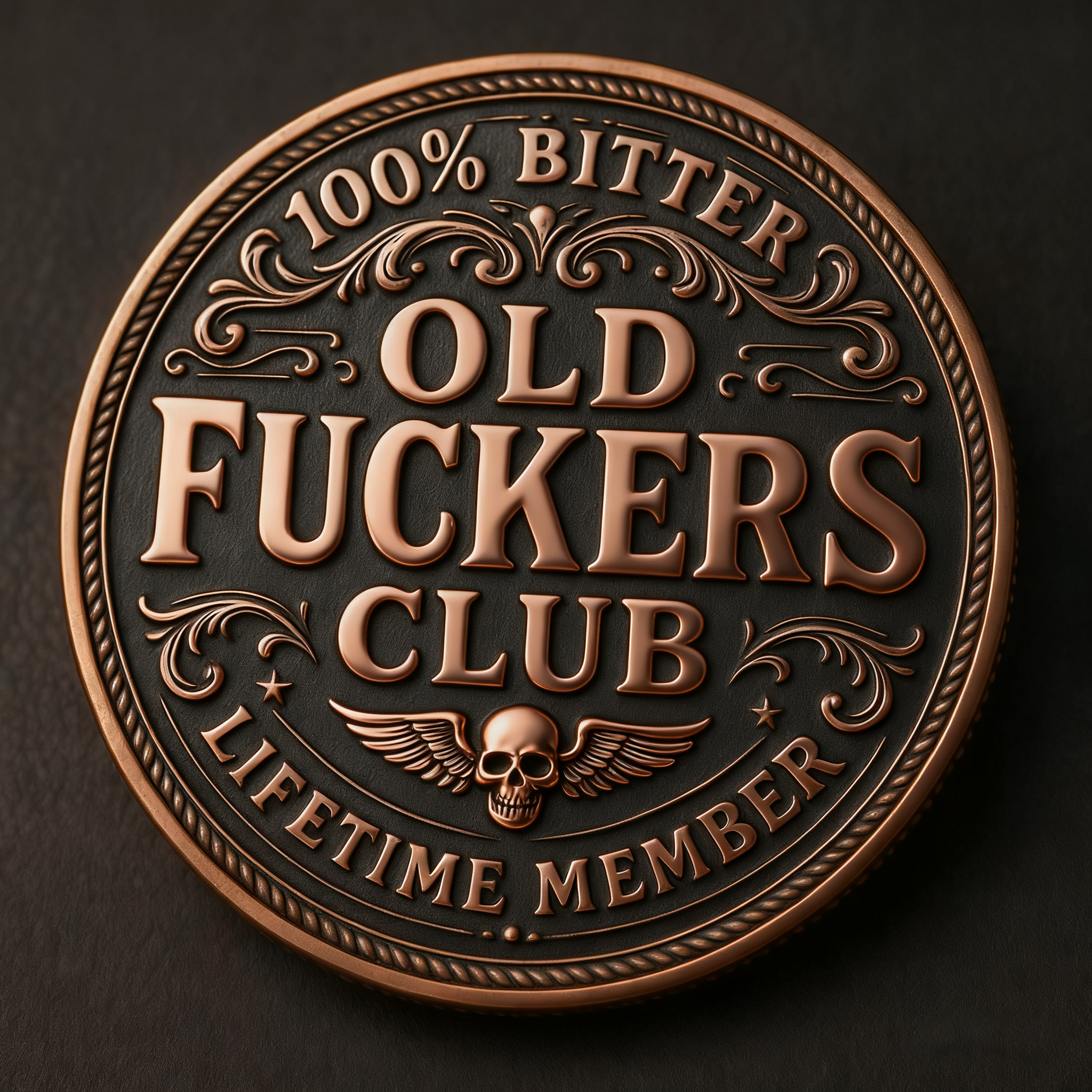 🏆Flash Sale 60% OFF - Old F*ckers Club – Lifetime Member Coin