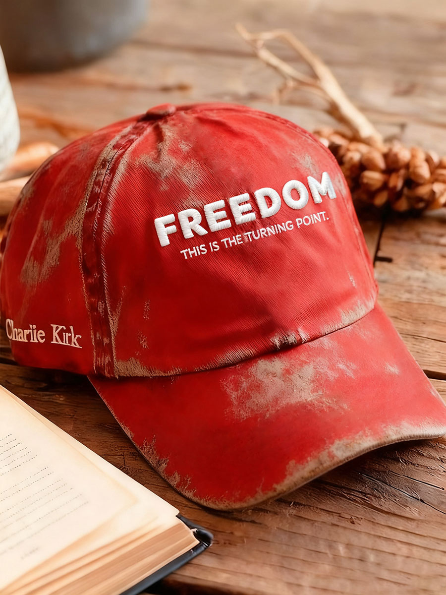 Unisex Freedom Is Not Free R.I.P Charlie Kirk Print Hat