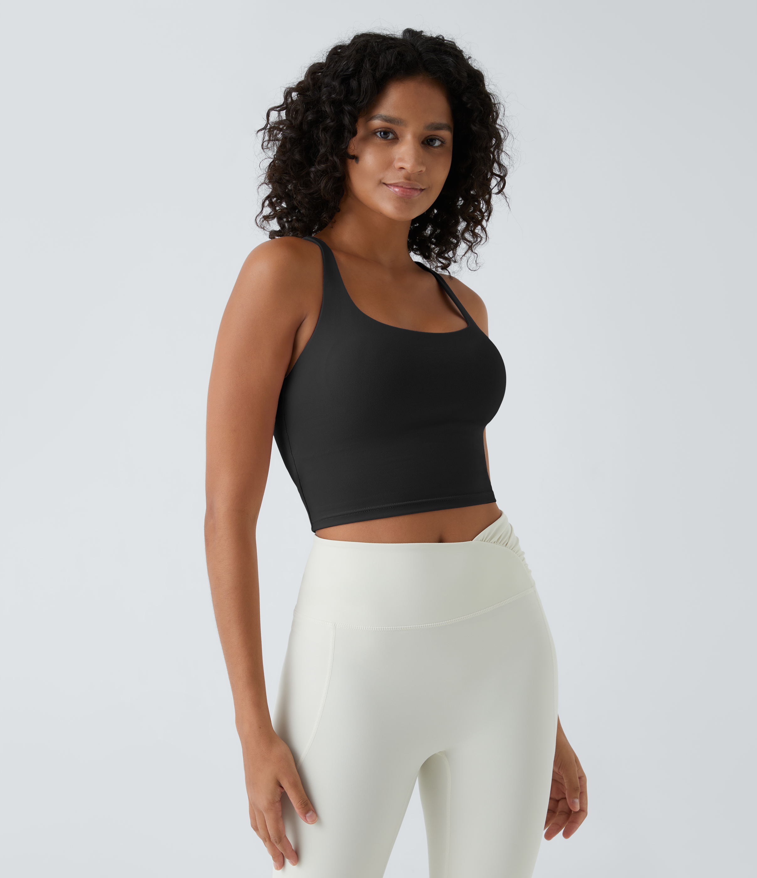 Cropped Yoga Tank Top A-C Cups