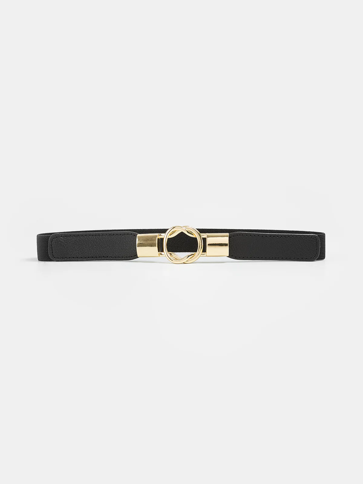 Interlocking Ring Buckle Elastic Belt