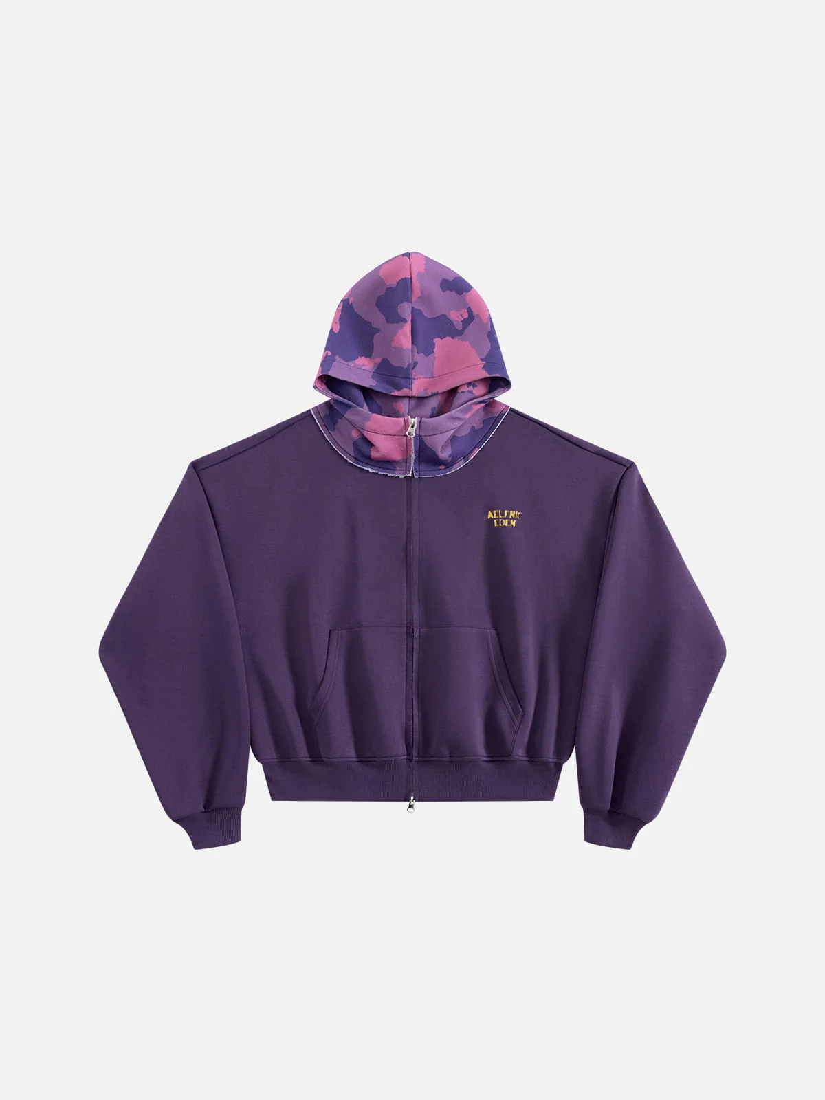 [Pre-Order] Aelfric Eden Boxy CAMO Hood Zip Up Hoodie