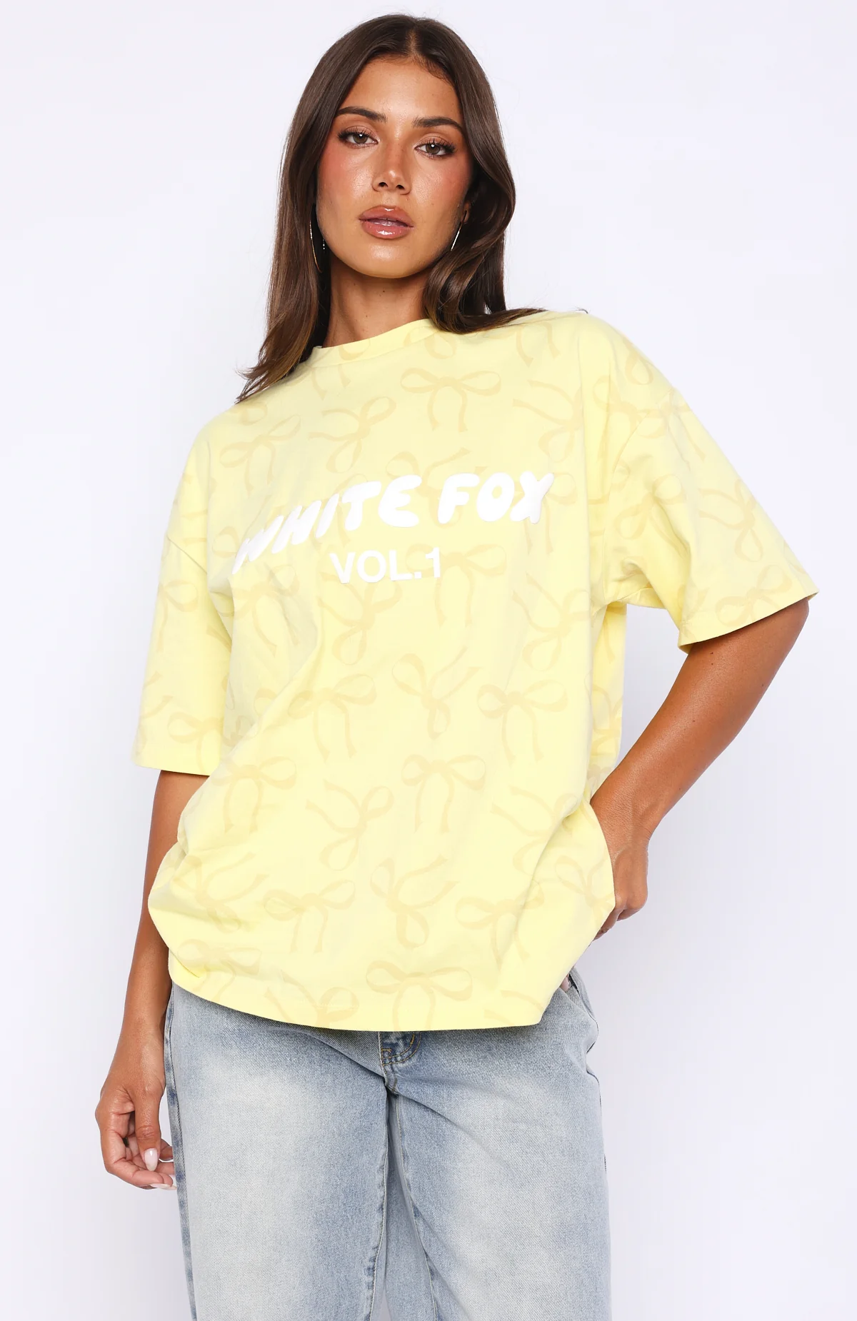 Vol. 1 Oversized Tee Lemon Bow