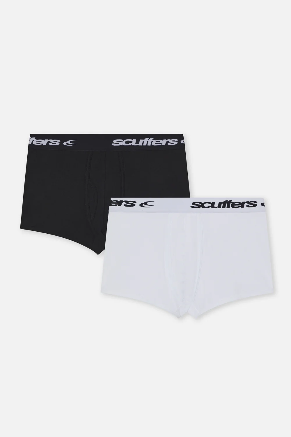 Basic Brief Black & White Boxers
