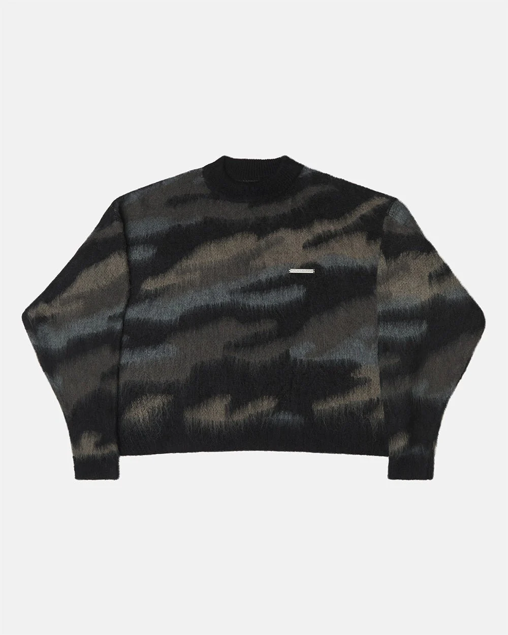 CAMO KNITWEAR DARK BROWN