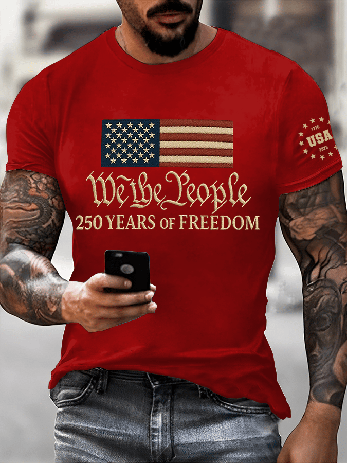 Men's Casual Printed T-shirt