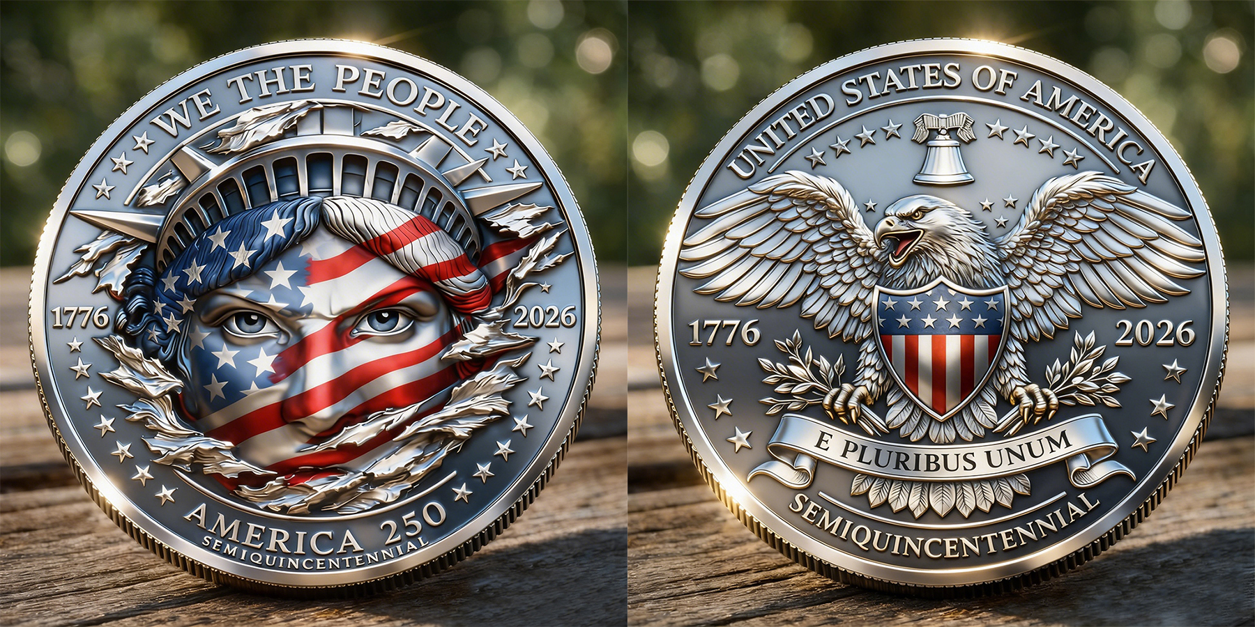 America 250th Anniversary Commemorative Coin