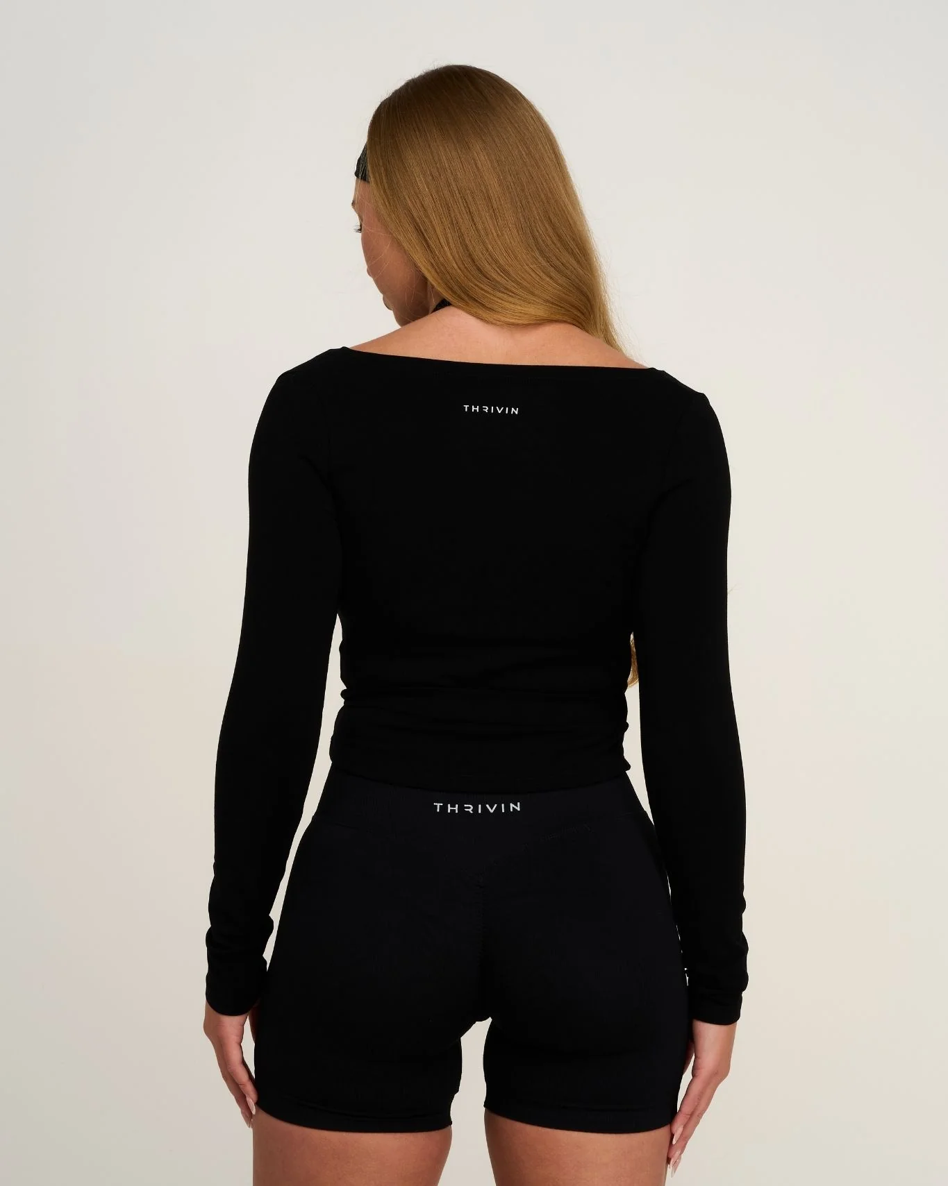 The Essential Collection Wrap Top | Night Black