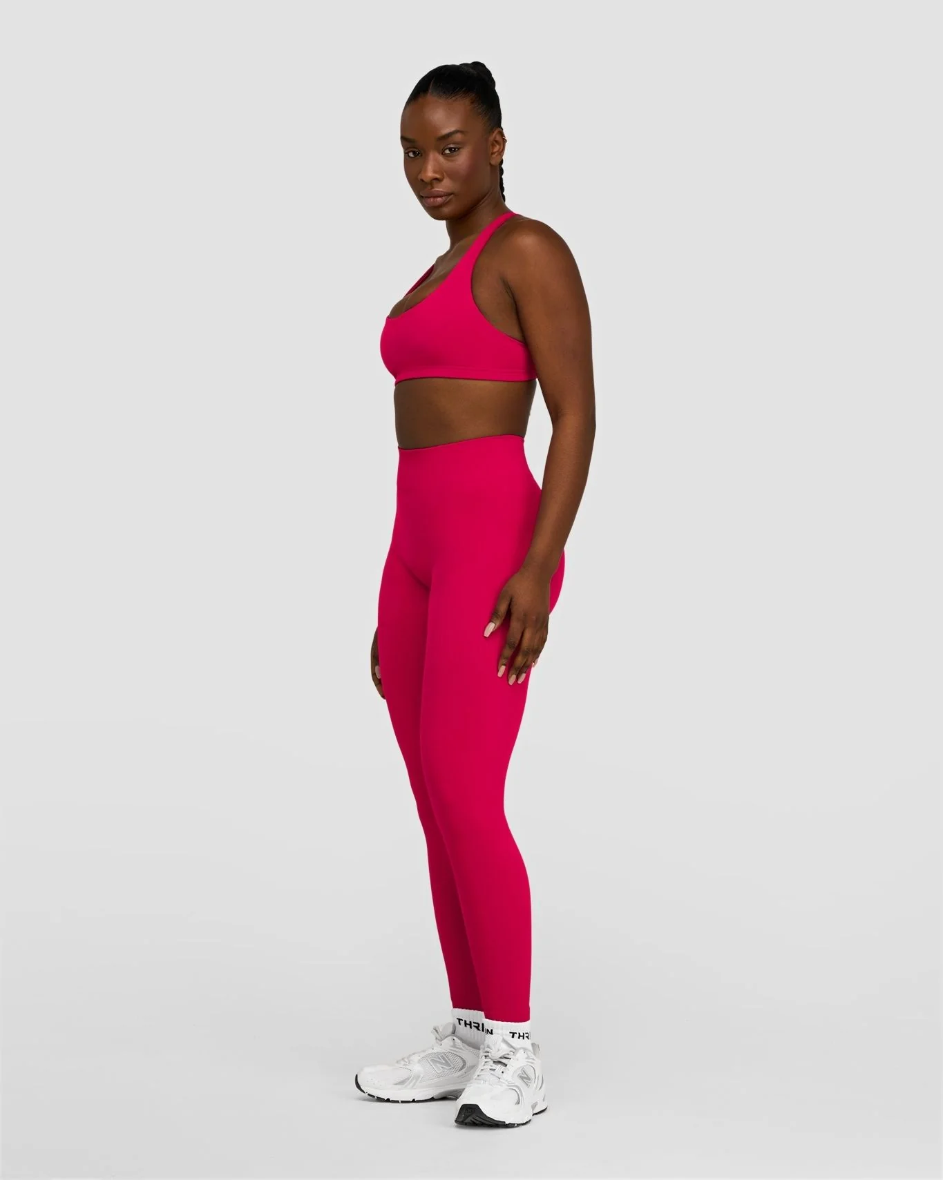 Elevate™ Sculpting Mid Waist Scrunch Leggings | Strawberry