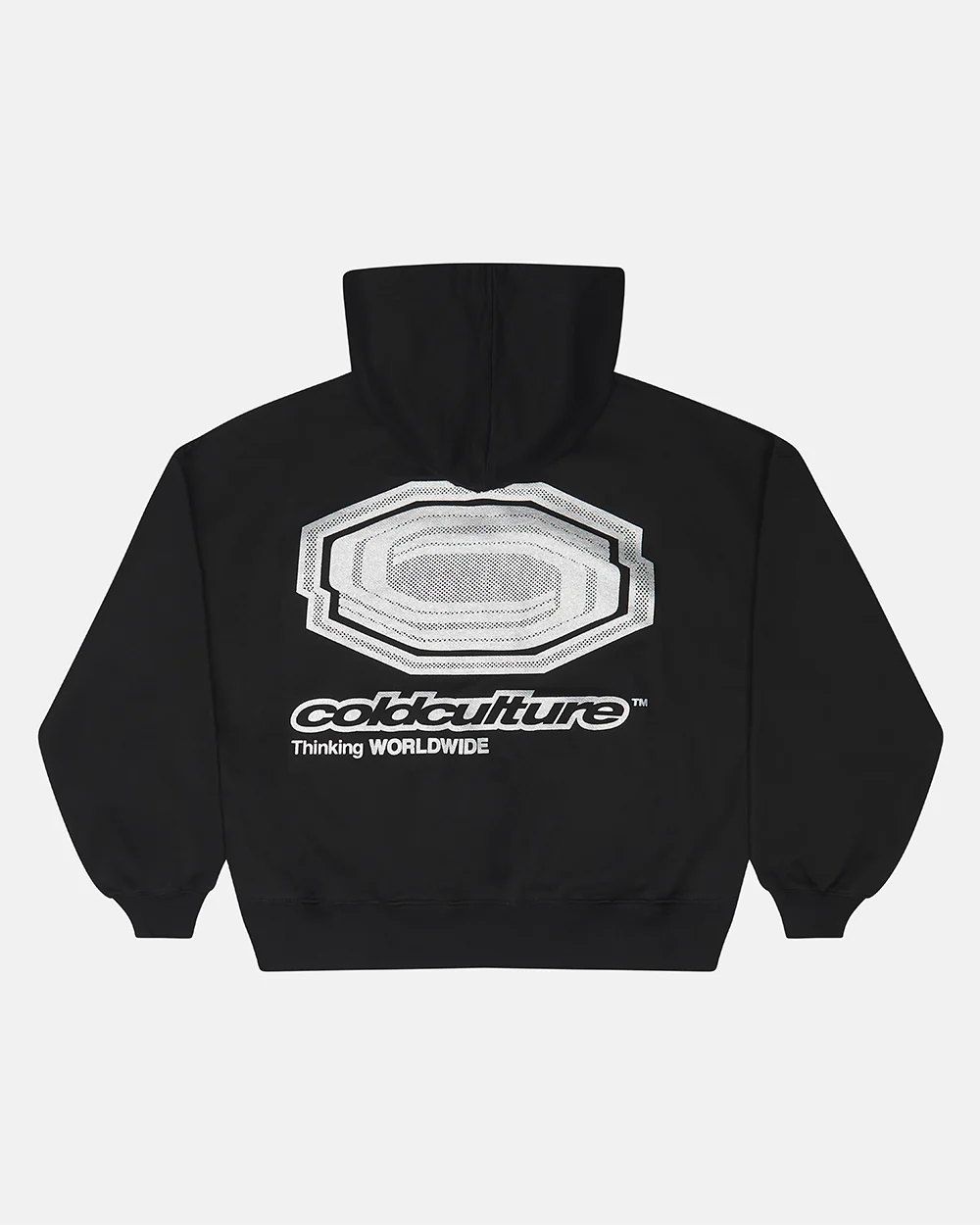GLITTER HOODIE BLACK