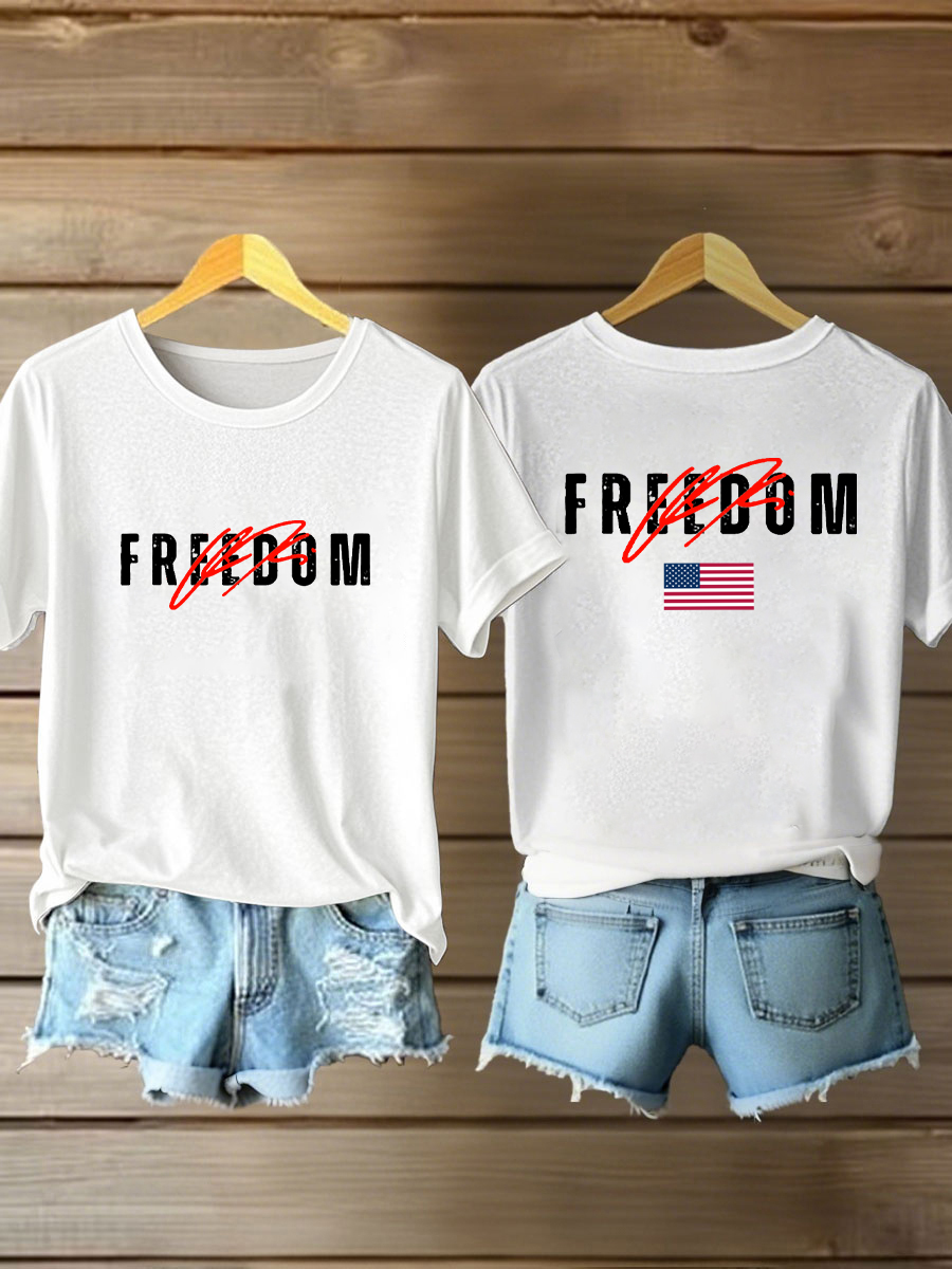 Women's Freedom Is Not Free R.I.P Charlie Kirk Short Sleeve T-shirt