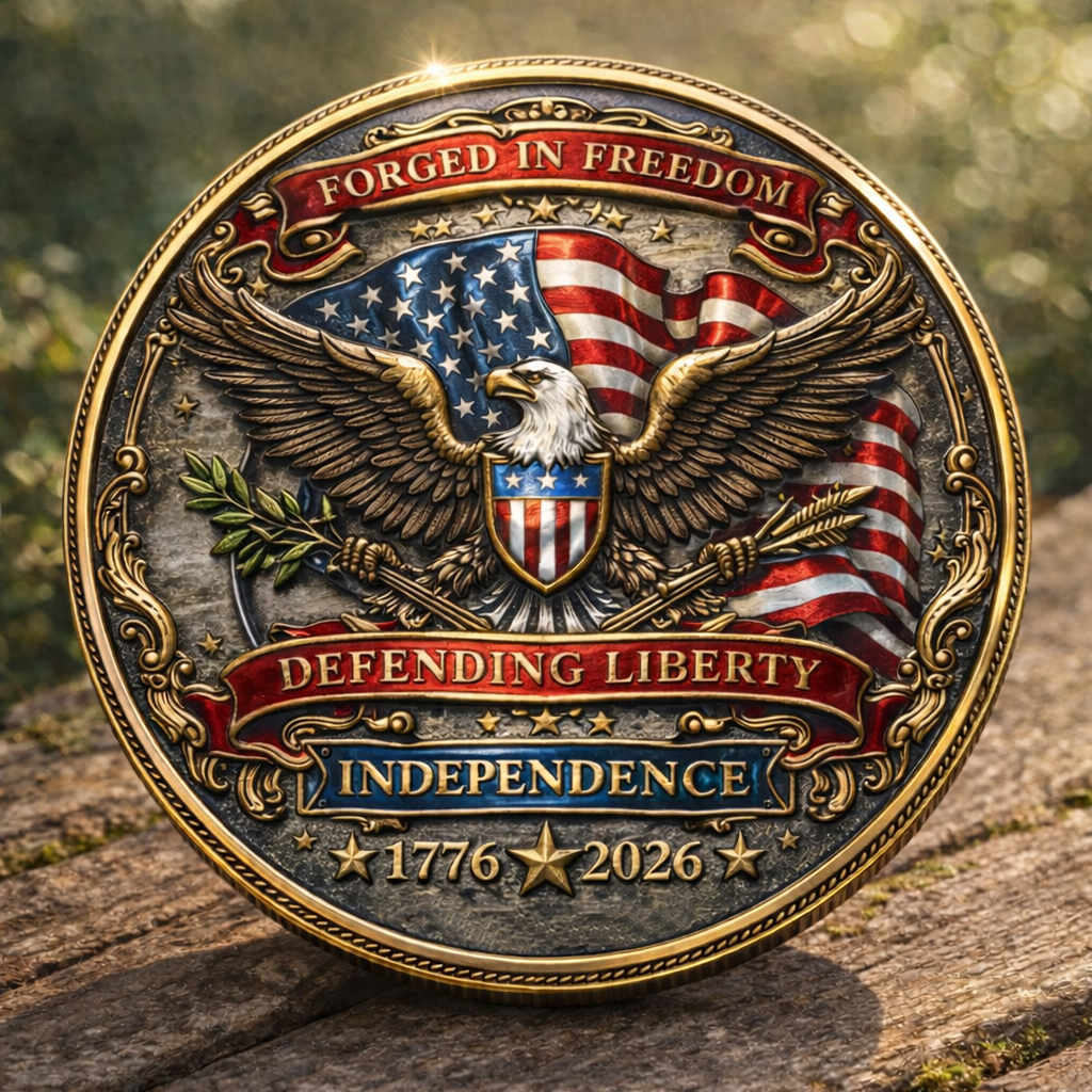 🏆Flash Sale 60% OFF -1776–2026 American Independence Coin