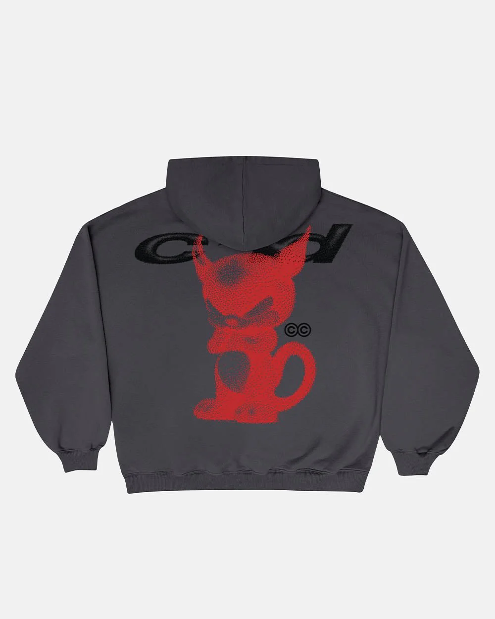 DEMON HOODIE GREY