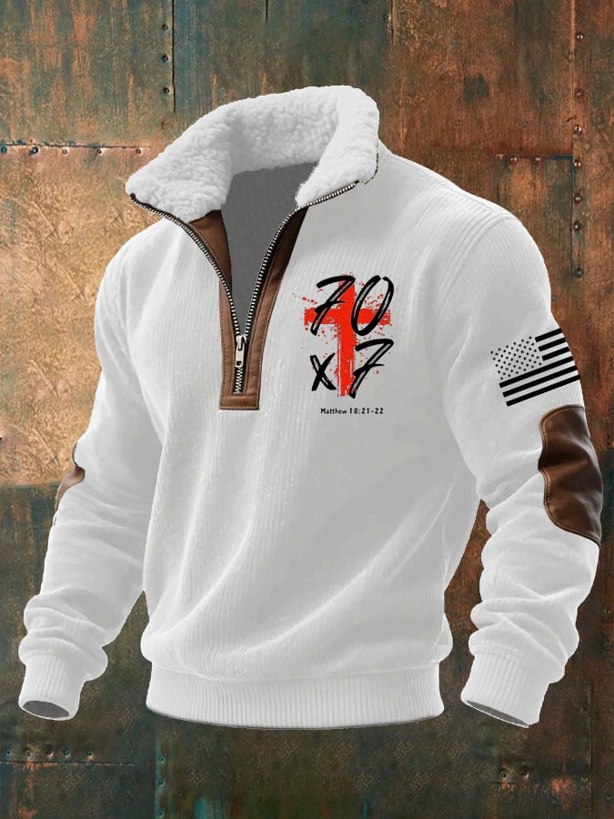 Men's Faith Textured Sweatshirt