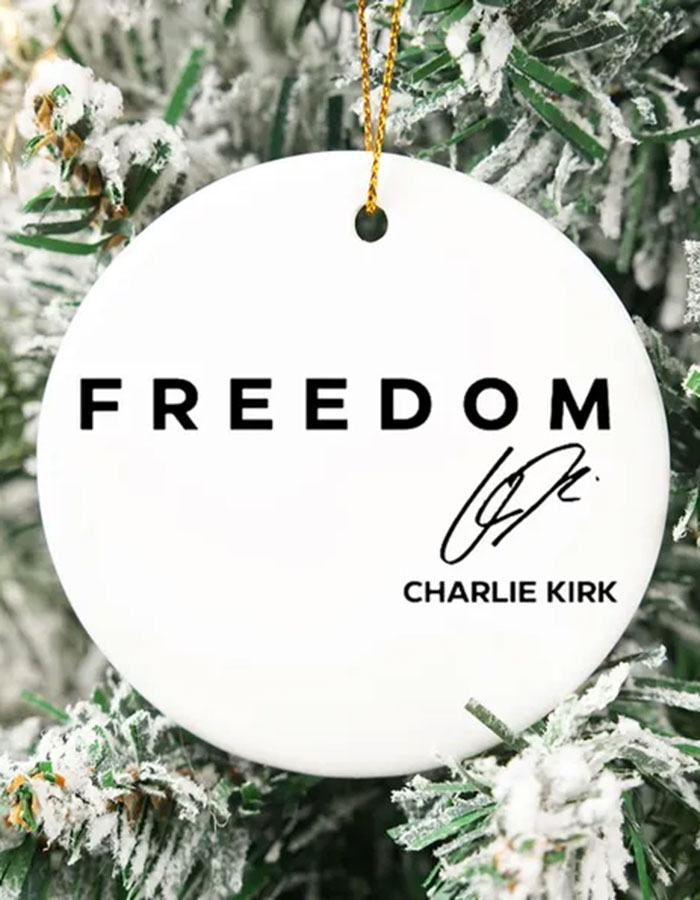 Freedom Printed Acrylic Decorative Ornament