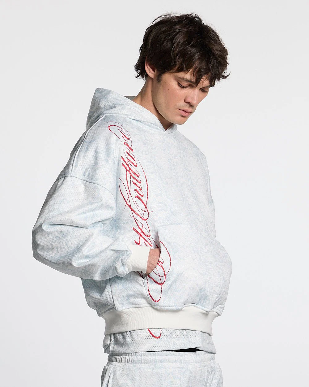 RIOT MESH HOODIE WHITE