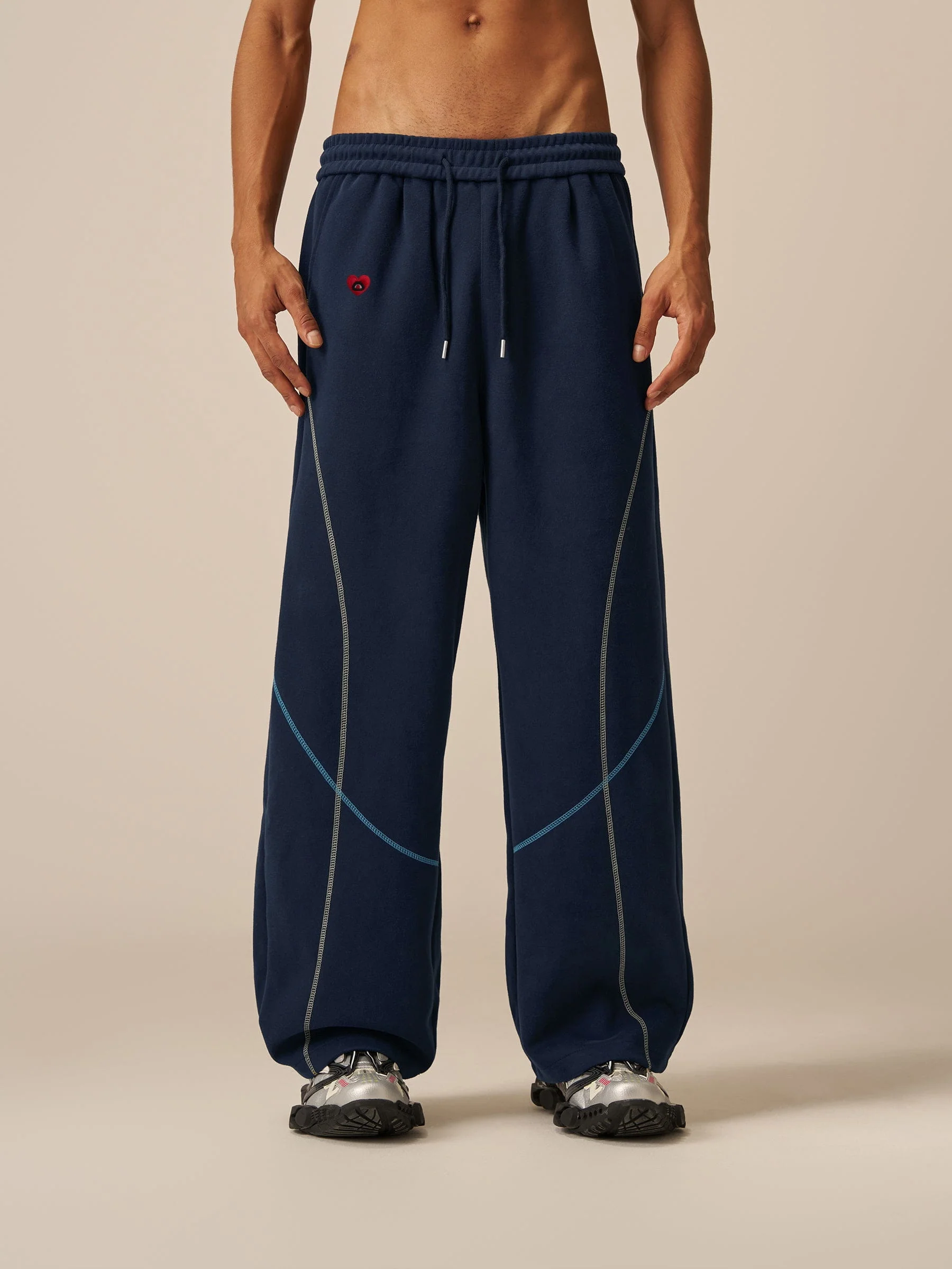 Aelfric Eden Color Blocking Stitch Baggy Sweatpants