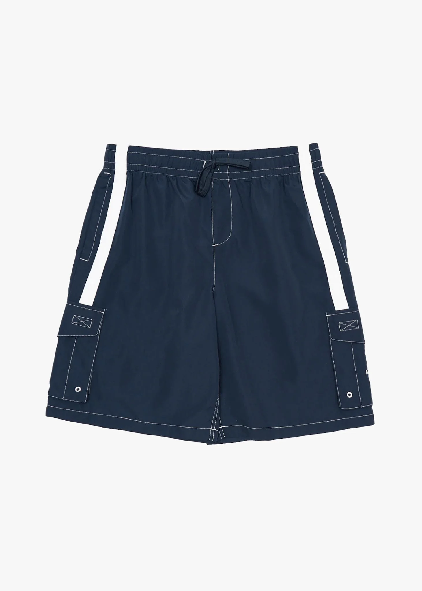 AFENDS Mens House Related - Cargo Swim Short 21" - Navy