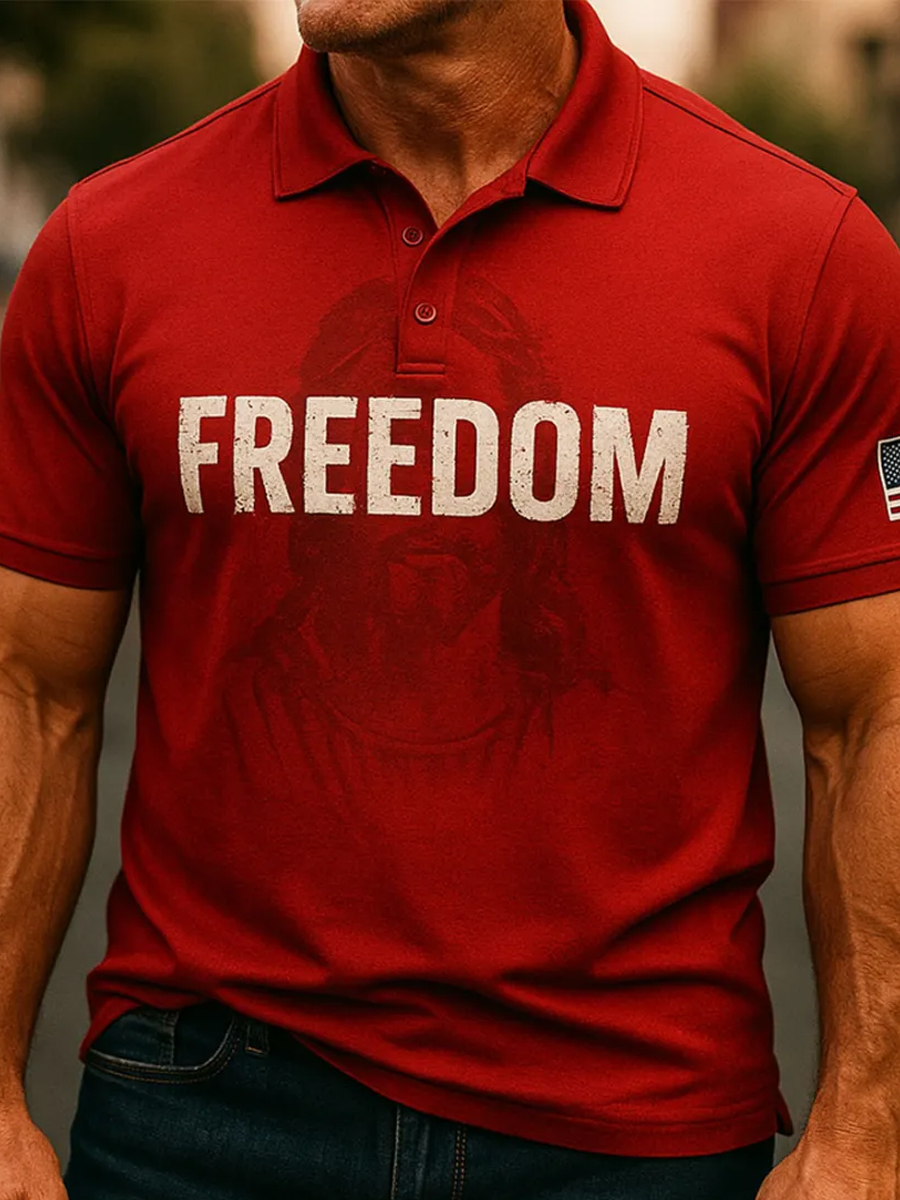 Men's Freedom Is Not Free R.I.P Charlie Kirk Printed Top