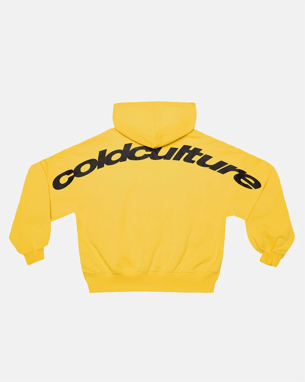 CURVED HOODIE YELLOW