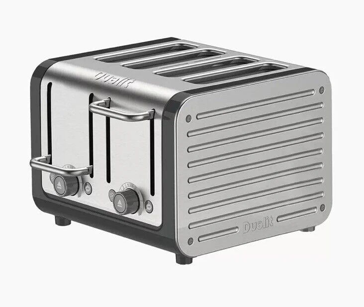 Dualit Architect 1.5L Kettle and 4 Slice Toaster Set Midnight Grey