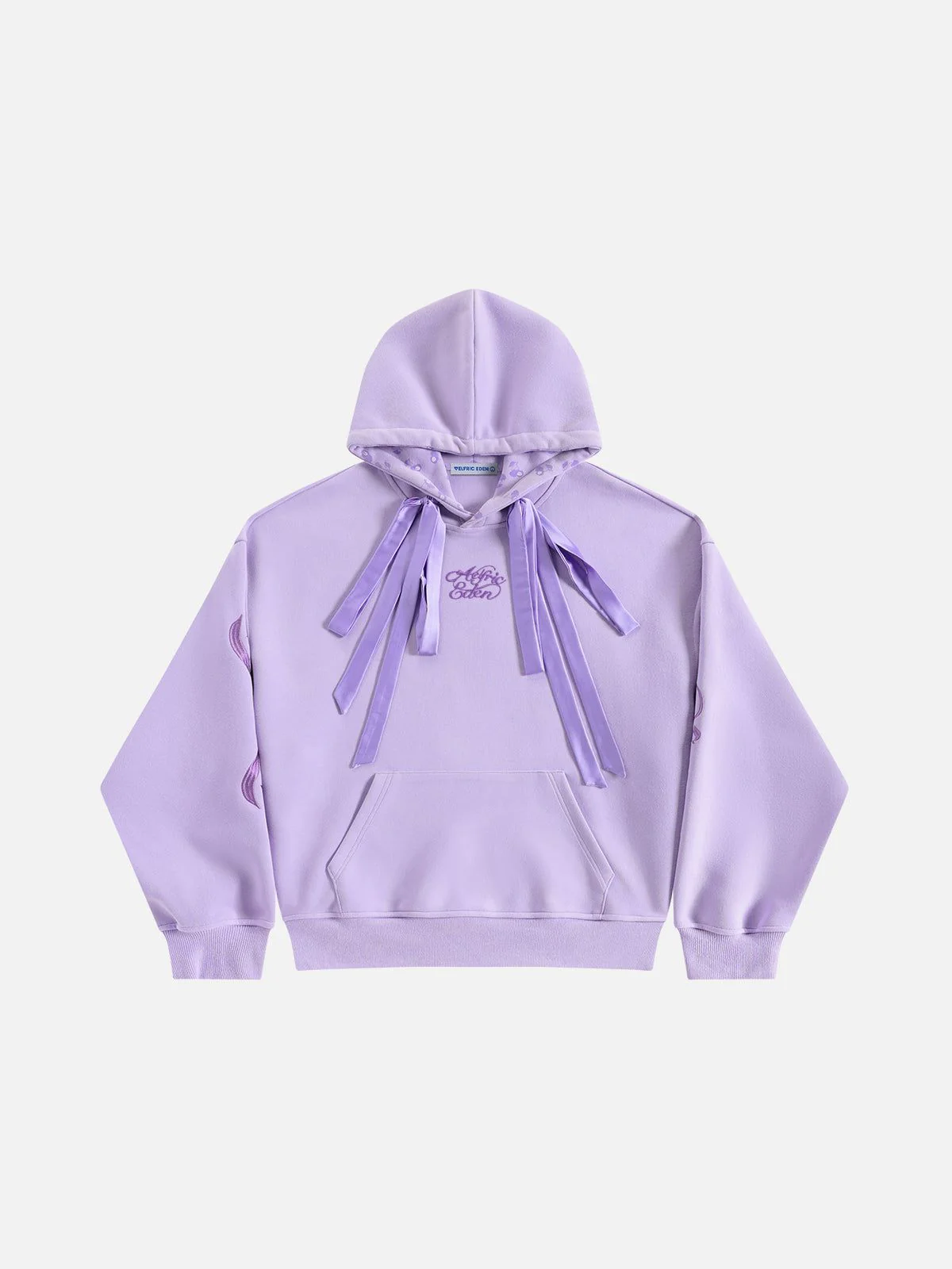 Aelfric Eden Cherry Bow Embroidery Pullover Hoodie
