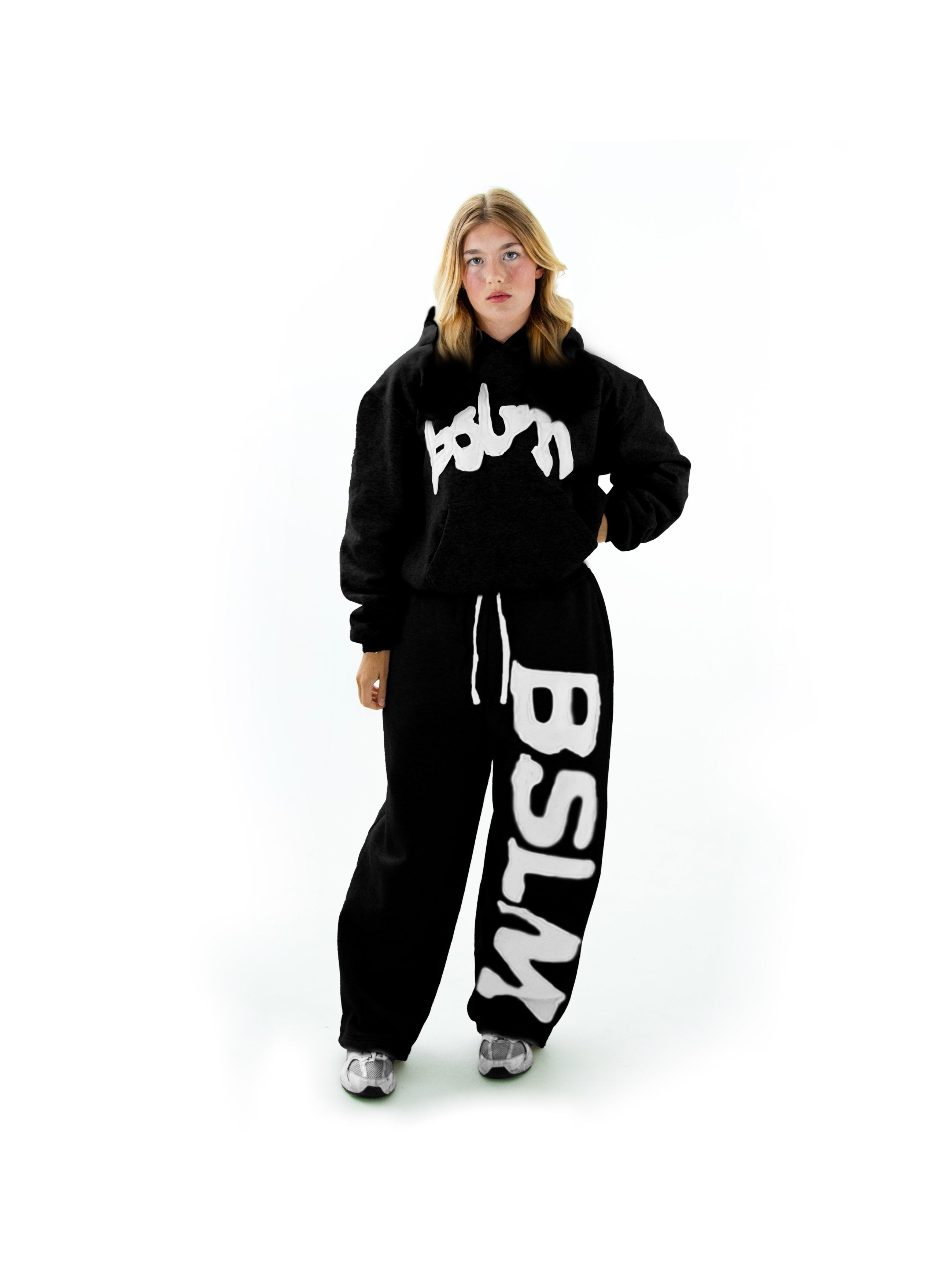 PATCHED SWEATPANTS CHARCOAL