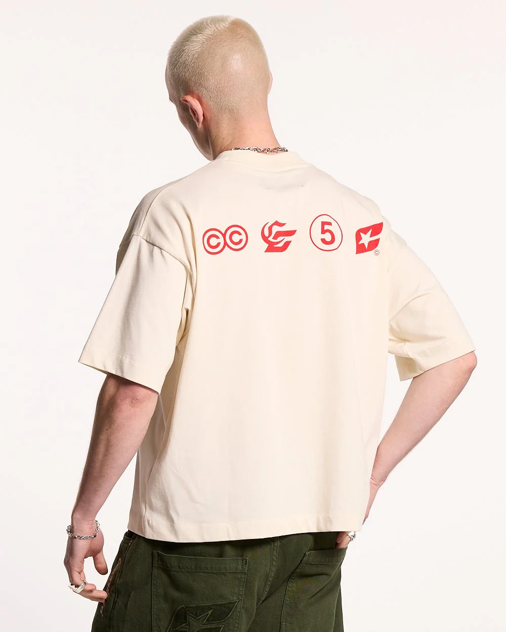 LET'S BOUNCE TEE WHITE