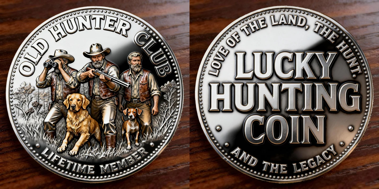 🦌Old Hunter Club: Lucky Coin & Lifetime Glory Medal