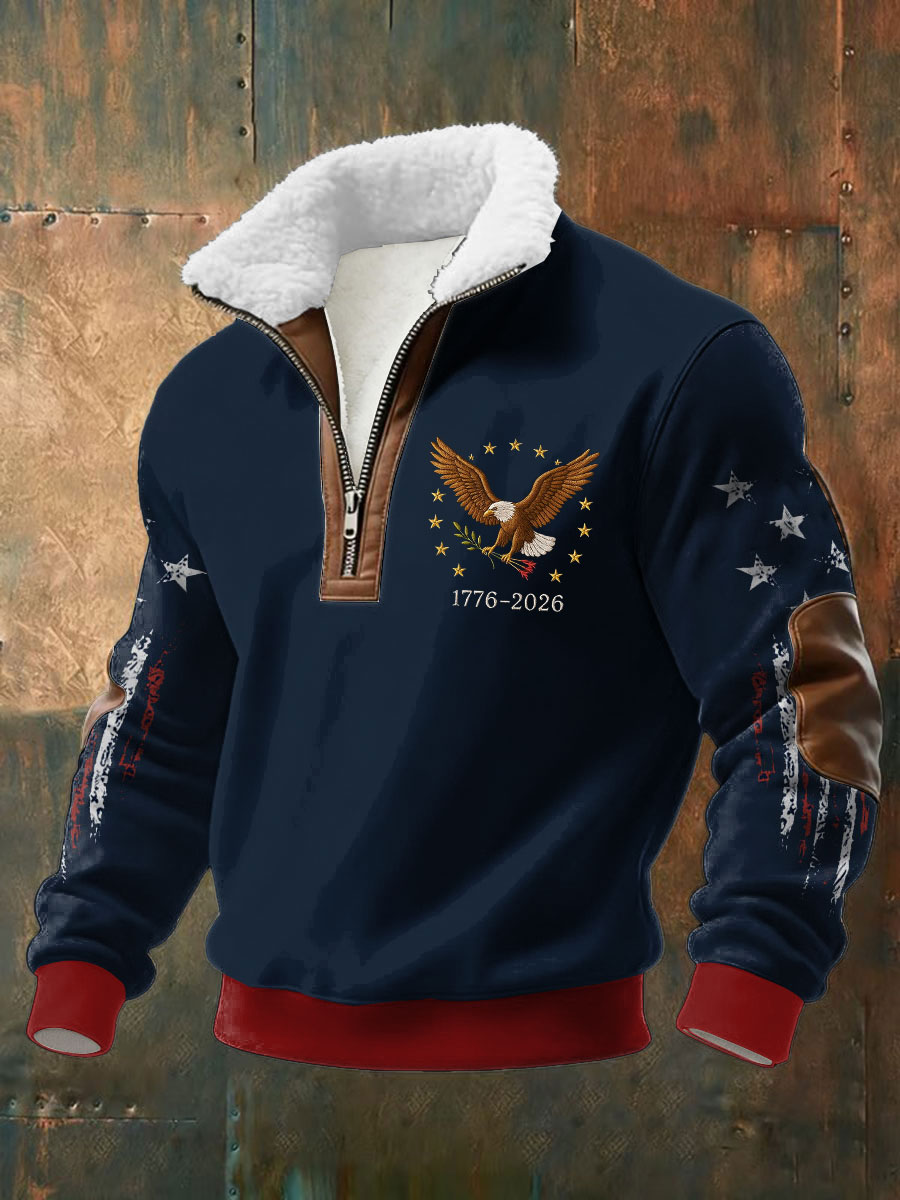 Men's 1776-2026 Printed Casual Top