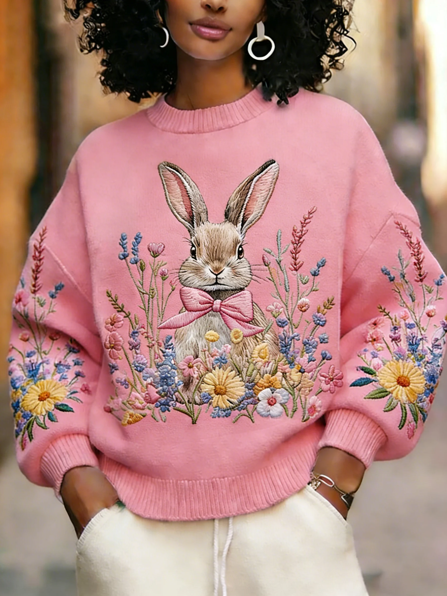 Women's Easter Bunny Top