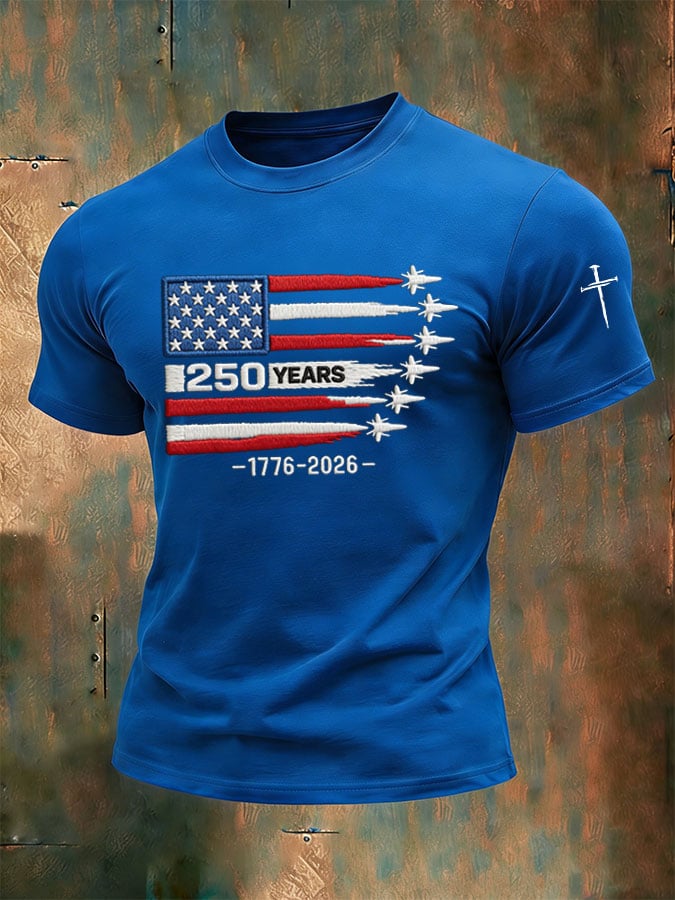 Men's Casual Printed Short-Sleeve T-Shirt