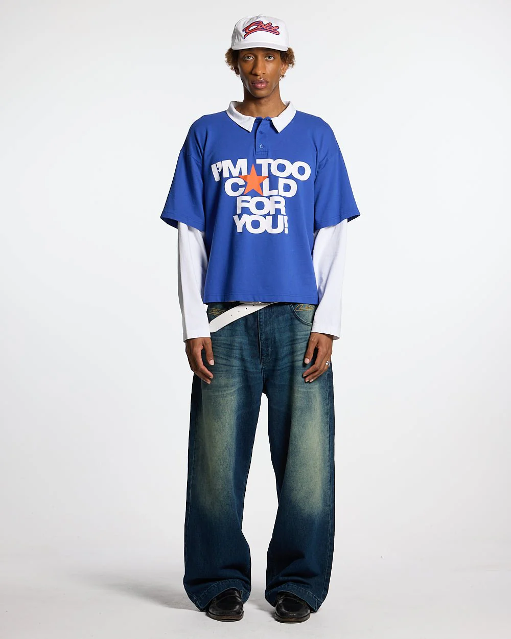 LAX LONGSLEEVE POLO INTENSE BLUE