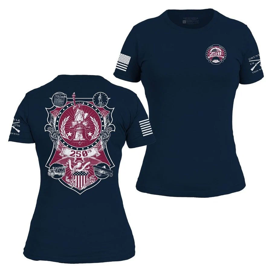 Women's 250th Commemorative Slim Fit T-Shirt  - Midnight Navy