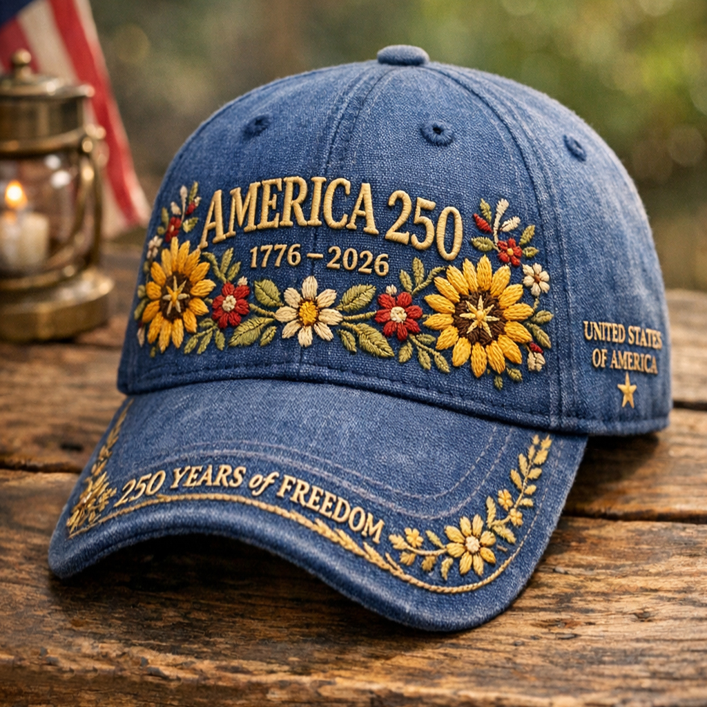 250th Anniversary Of The United States Printed Casual Hat