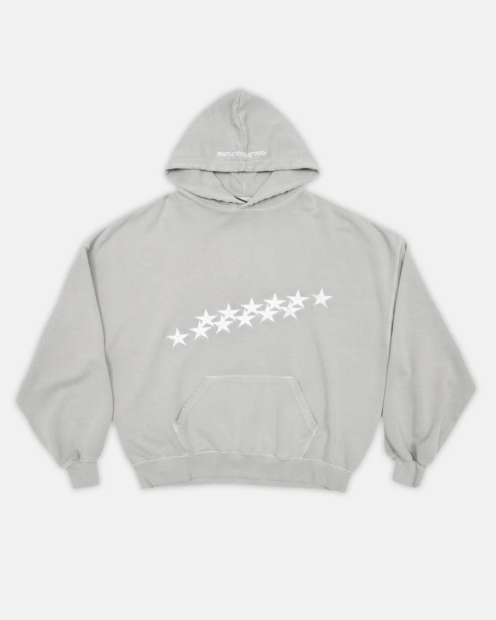 STARS HOODIE PALE GREY